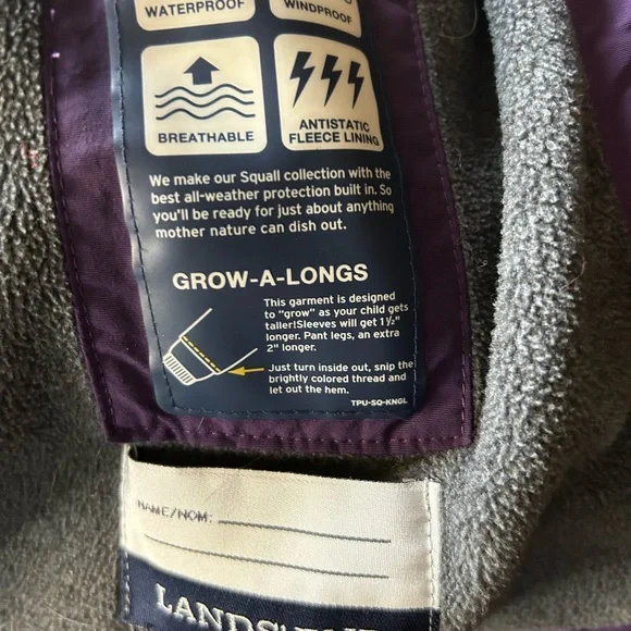 Land’s End Grow-Along Snow Bib and Jacket